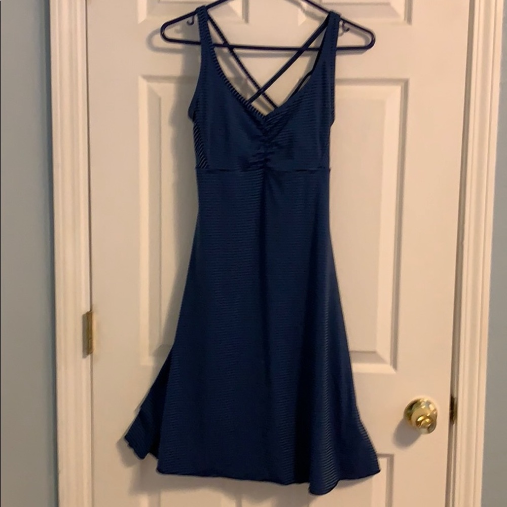 Cute and comfy Prana striped casual dress